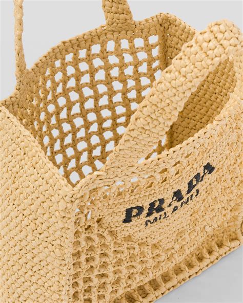 cabas crochet prada